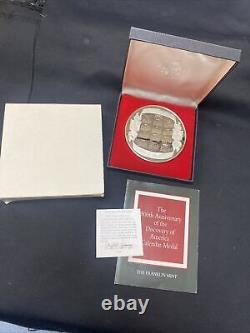 Franklin Mint Christopher Columbus 1992 Calendar 294.6 9.5 Troy Oz Silver 999