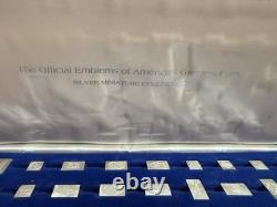 Franklin Mint Classic car logo 1 Gram sterling silver Set 50 Pieces