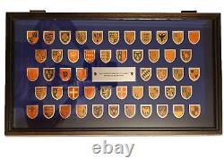 Franklin Mint Coats Of Arms Of The Great Monarchs Of History Gold On Silver Set