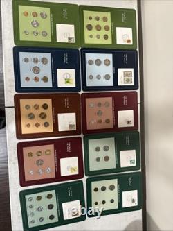 Franklin Mint Coin Collection 10 Different Sets Collectible