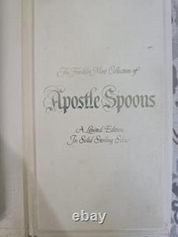 Franklin Mint Collection Of Apostle Spoons A Limited Edition In Solid