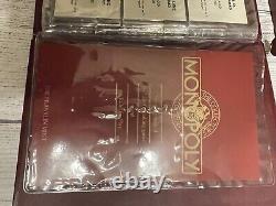 Franklin Mint Collector's Edition Monopoly Game 1991 Gold Silver Vintage Read