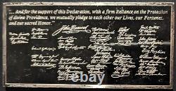 Franklin Mint Commemorative. 999 Silver Bar 4.7 Oz Declaration Of Independence