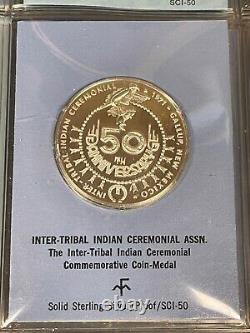Franklin Mint Commemorative Issues of 1971 36 Sterling Silver Medals