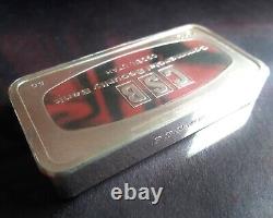 Franklin Mint Commercial Security Bank Ogden Utah 2oz+ Sterling Silver Ingot-Bar