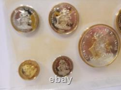Franklin Mint Commonwealth of the Bahama Islands proof set 1974 uncirc 2.87oz t