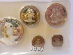 Franklin Mint Commonwealth of the Bahama Islands proof set 1974 uncirc 2.87oz t