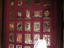 Franklin Mint Emblems Great American Railroads Silver Ingot Collection (38.0 oz)