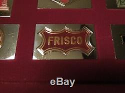 Franklin Mint Emblems Great American Railroads Silver Ingot Collection (38.0 oz)