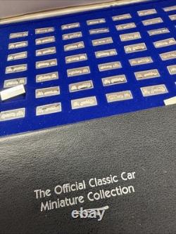 Franklin Mint Emblems Of Americas Greatest Cars. 925 Silver 63 Total Mini Ingots