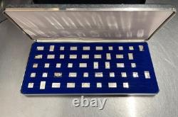 Franklin Mint Emblems Of Americas Greatest Cars Silver Miniature Collection