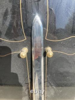 Franklin Mint Excalibur Sword Display with COA Wall Case Gold & Silver Arthur
