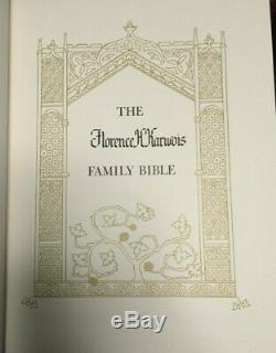 Franklin Mint Family Bible w Sterling Silver Cover New American (Catholic)