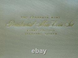Franklin Mint First Edition Presidential Sterling Silver Mini Coin Set