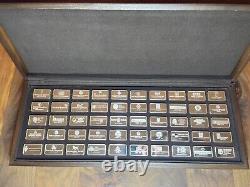 Franklin Mint First International Bank Silver Ingot Collection