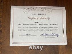 Franklin Mint First International Bank Silver Ingot Collection