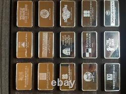 Franklin Mint First International Bank Silver Ingot Collection