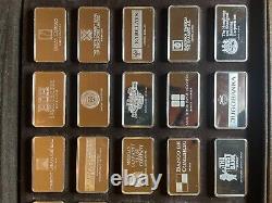 Franklin Mint First International Bank Silver Ingot Collection