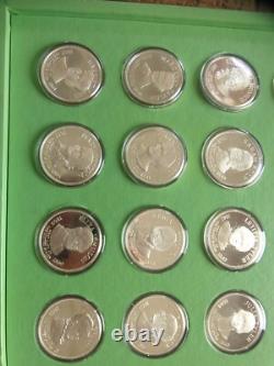 Franklin Mint First Ladies 43 commemorative cameo proof medals sterling Silver