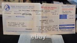 Franklin Mint First Telephone Message orig pkg. 925 SILVER 1 troy oz PRISTINE