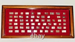 Franklin Mint Flags of the American Revolution 63 Mini STERLING SILVER Ingots