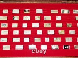 Franklin Mint Flags of the American Revolution 63 Mini STERLING SILVER Ingots