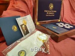 Franklin Mint Founding Fathers of America Coin Collection SOLID SILVER