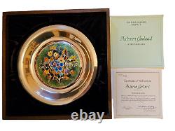 Franklin Mint Four Seasons Champleve Autumn Garland Sterling Silver 250 gr