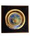 Franklin Mint Four Seasons Sterling Silver Champleve Plate Spring Blossoms 266 G