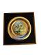 Franklin Mint Four Seasons Sterling Silver Champleve Plate Winter Spray 259 G