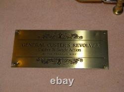 Franklin Mint General George Custer's. 36 Caliber Gold Single Action Revolver