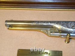 Franklin Mint General George Custer's. 36 Caliber Gold Single Action Revolver