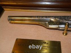 Franklin Mint General George Custer's. 36 Caliber Gold Single Action Revolver