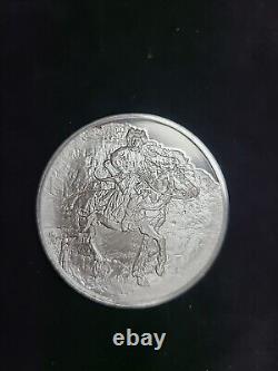 Franklin Mint Genius Of Rembrant Sterling Silver Medal (The Polish Rider)