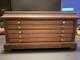 Franklin Mint Genius Of Rembrandt Mahogany Silver Coin Cabinet 5-drawer Chest