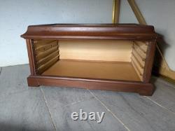 Franklin Mint Genius of Rembrandt Mahogany Silver Coin Cabinet 5-Drawer Chest