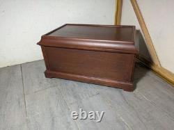 Franklin Mint Genius of Rembrandt Mahogany Silver Coin Cabinet 5-Drawer Chest
