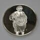 Franklin Mint Genius Of Rembrandt Proof Sterling Silver Medal Woman Bathing