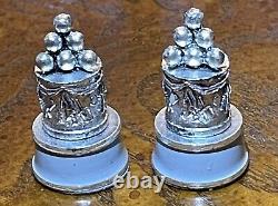 Franklin Mint Gettysburg Limited Edition Chess COMPLETE Silver Pieces LOT (16)