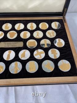 Franklin Mint Golden Treasury of Ancient Egypt 24kt Gold on Sterling Silver Set
