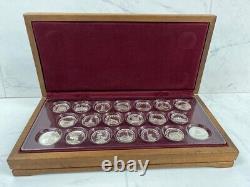 Franklin Mint Great American Landmarks 20 pc. 925 Coin Set (A1G001294)