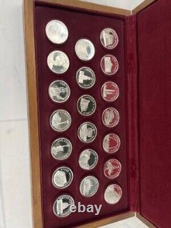 Franklin Mint Great American Landmarks 20 pc. 925 Coin Set (A1G001294)