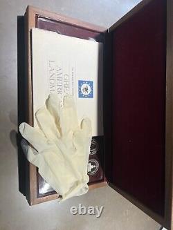 Franklin Mint Great American Landmarks Sterling Silver. 925 Proof 20 Medal Set