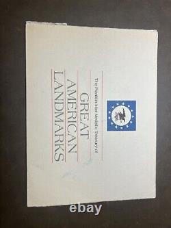 Franklin Mint Great American Landmarks Sterling Silver. 925 Proof 20 Medal Set