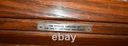 Franklin Mint Great American Railroads Emblems Sterling Silver Ingots Set of 50