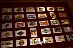 Franklin Mint Great American Railroads Emblems Sterling Silver Ingots Set of 50