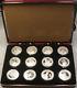 Franklin Mint Great Chiefs Of The American Indian Nations 1oz Silver 24 Coin Set