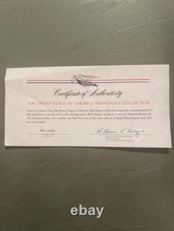 Franklin Mint Great Flags Of America 42 Sterling Silver Mini-Ingots