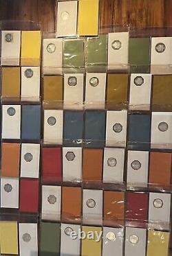 Franklin Mint Great Historic Sites Of America 50 Sterling Silver Coins 45oz