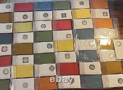 Franklin Mint Great Historic Sites Of America 50 Sterling Silver Coins 45oz
